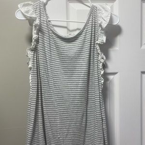 Vineyard Vines Ruffled Sleeve Tank